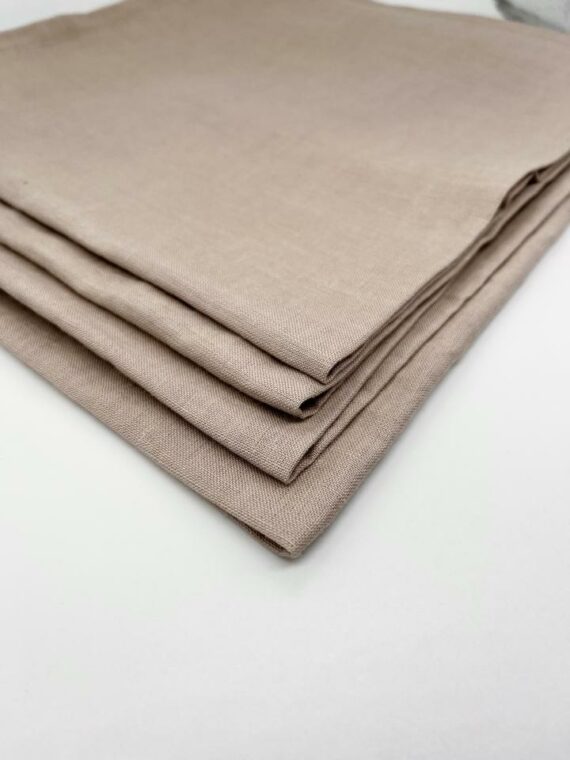 Taupe / Natural Linen Napkin