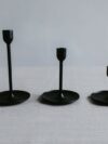 Black Matt Candlesticks