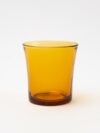 Amber water glass