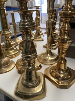 Gold Candlestick Holders