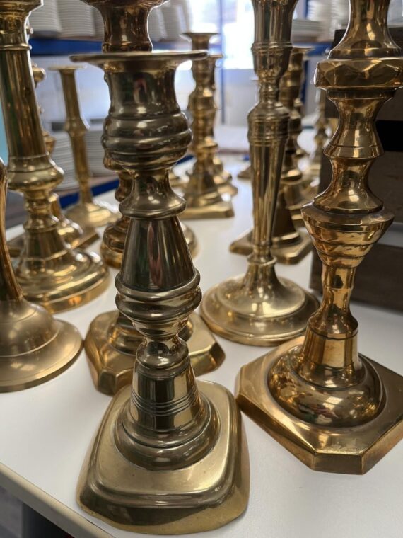 Gold Candlestick Holders
