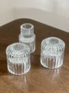 Glass Candlestick Holders