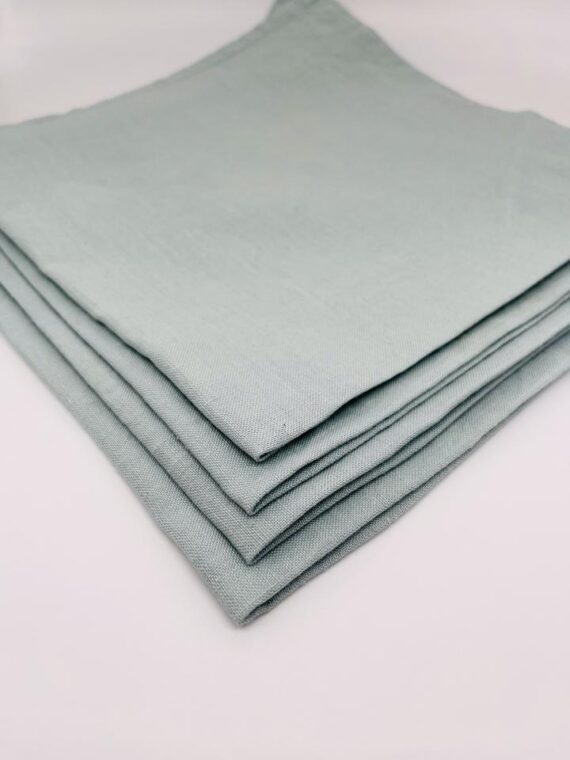 Iced Mint Linen Napkin