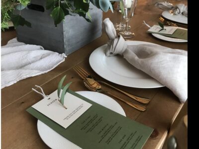 Package Three - Classic Jasmine includes Trio Glassware