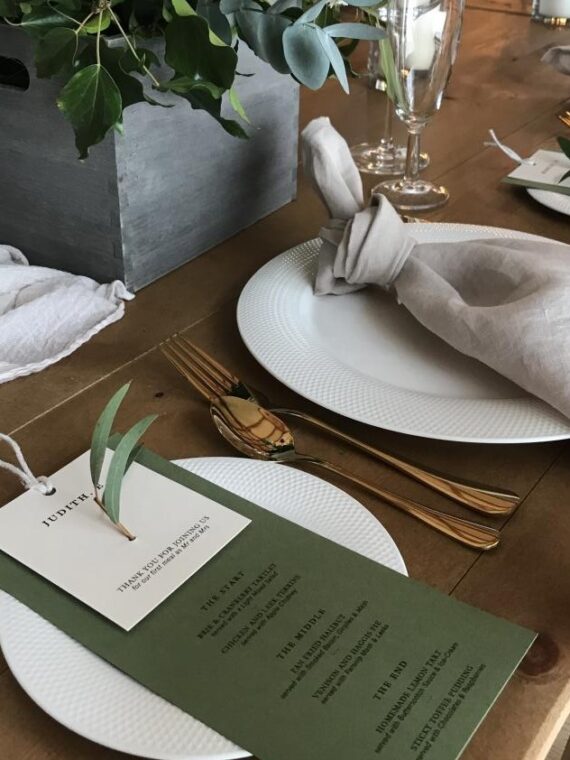 Package Three - Classic Jasmine includes Trio Glassware