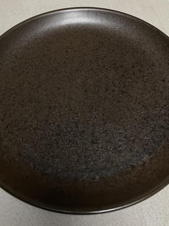 Black Ironstone Charger Plate