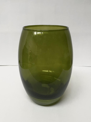 Olive water glass