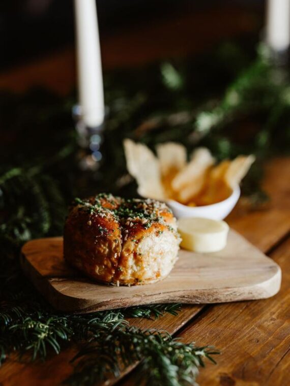 Small Olive Wooden Sharing Board