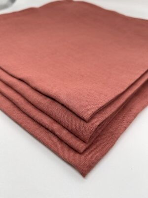 Brick French Linen Napkin